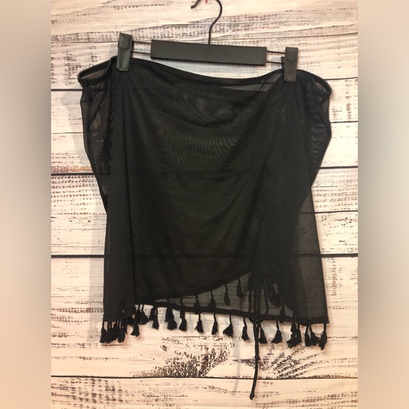 Sexy Black Mesh Swim Coverup NWOT Size 4X - Picture 5 of 9
